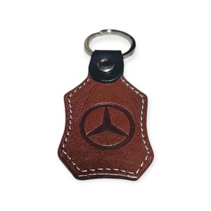 Porta Chaves Pele 07 MERCEDES castanho médio