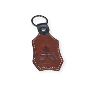 Porta Chaves Pele 07 MITSUBISHI castanho