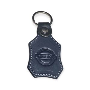 Porta Chaves Pele 07 NISSAN azul escuro