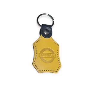 Porta Chaves Pele 07 NISSAN amarelo