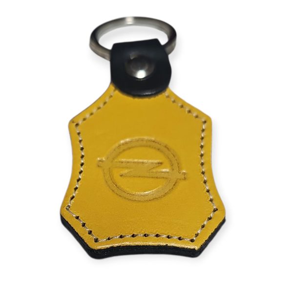 Porta Chaves Pele 07 OPEL amarelo