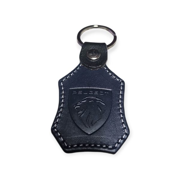 Porta Chaves Pele 07 PEUGEOT azul escuro
