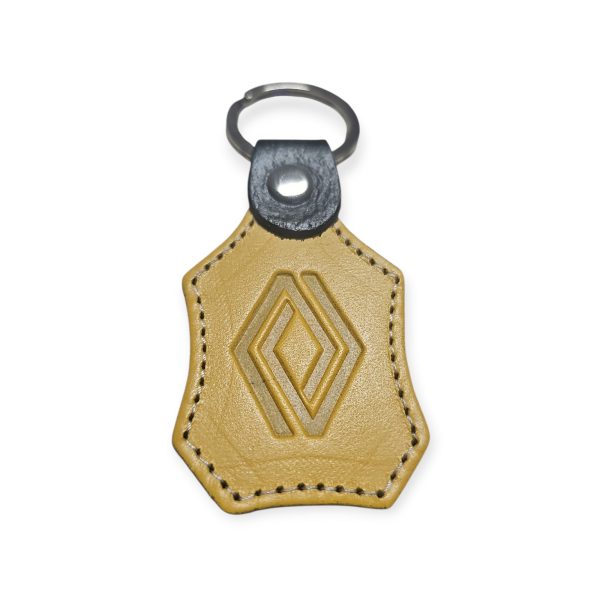 Porta Chaves Pele 07 RENAULT amarelo