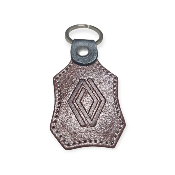 Porta Chaves Pele 07 RENAULT castanho médio