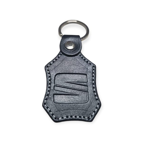 Porta Chaves Pele 07 SEAT preto