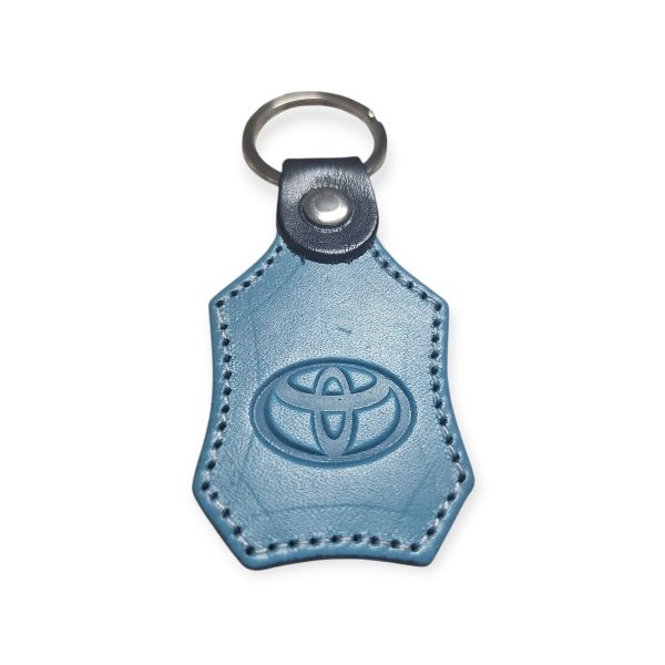 Porta Chaves Pele 07 TOYOTA azul claro