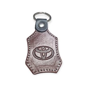 Porta Chaves Pele 07 TOYOTA castanho médio