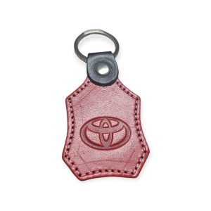 Porta Chaves Pele 07 TOYOTA vermelho