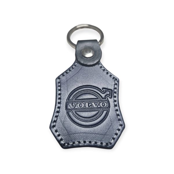 Porta Chaves Pele 07 VOLVO azul escuro
