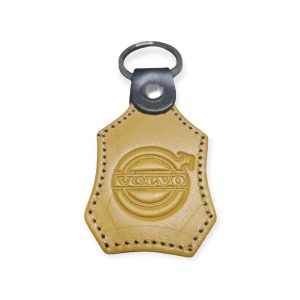 Porta Chaves Pele 07 VOLVO amarelo