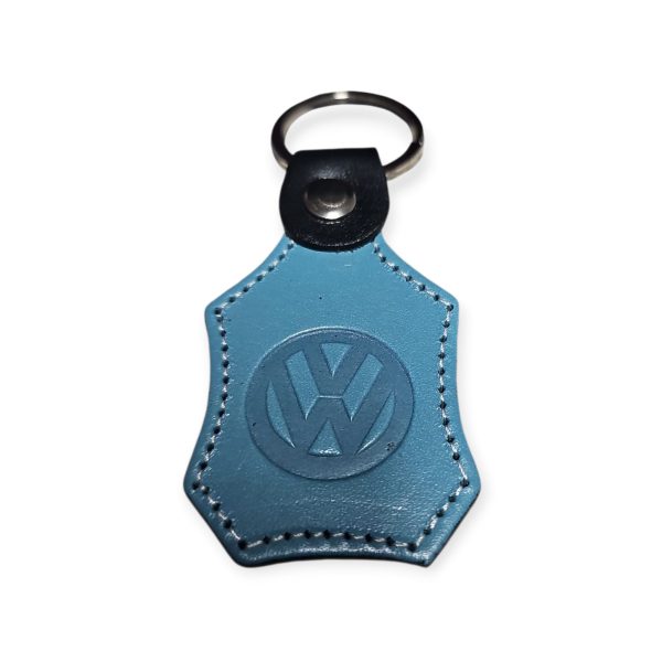 Porta Chaves Pele 07 VOLKSWAGEN azul claro