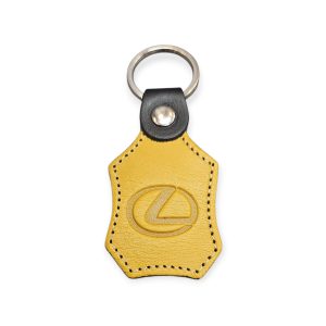 Porta Chaves Pele 07 LEXUS amarelo