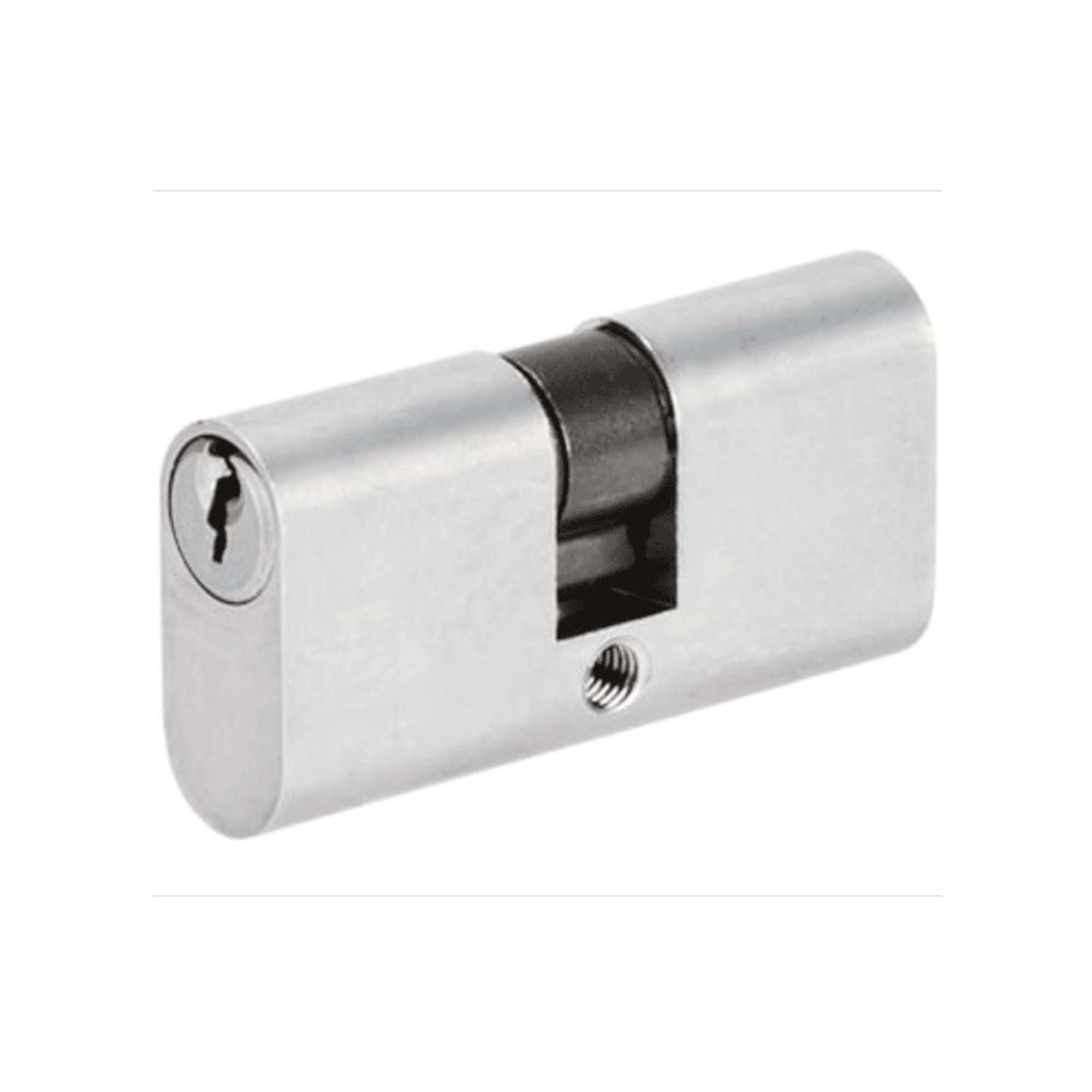 Cilindro Oval Chave Plana Corbin 27x24 Níquel