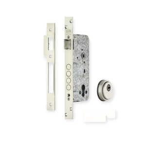 Fechadura de embutir de segurança trinco reversível