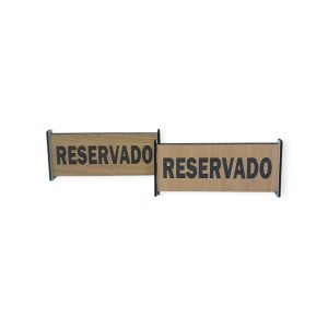 Placa Reservado Mesa 01