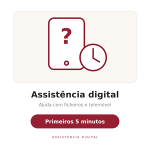 Assistência digital - Primeiros 5 minutos